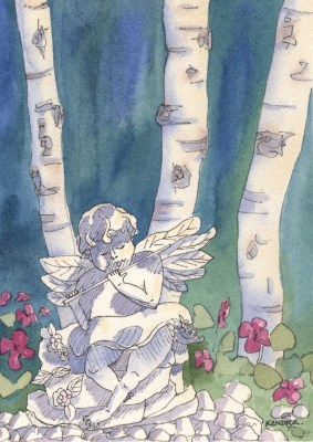 Garden Angel by Kendra Smith